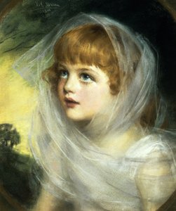 Yksinkertaisuus ja viattomuus, 1900 (pastelli) tekijältä John Ernest Breun