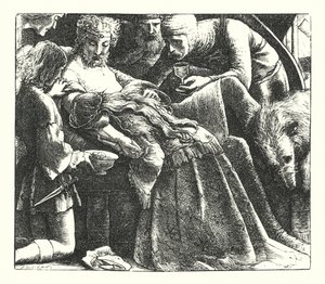 Unelma reiluista naisista (kaiverrus) tekijältä John Everett (after) Millais