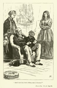 Anthony Trollopen kuvitus Phineas Finnille (kaiverrus)