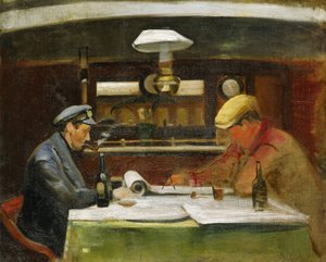 Birkdale-aluksella, jossa oli kapteeni Walmsleyn ja hänen varapäällikkönsä Macwattersin oleskelutila, tämä alus kuljetti nitraattia Chilen rannikolle vuosina 1892-1927. tekijältä John Everett