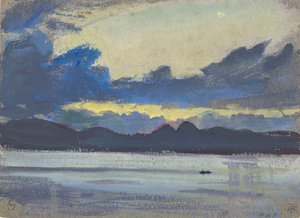 Merimaisema, Guadeloupe, 1800-luvun loppu - 1900-luvun puoliväli (akvarelli, guassi, grafiitti, paperi). tekijältä John Everett