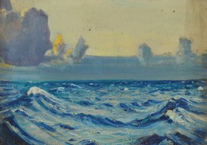 Merimaisema, 1800-luvun loppu - 1900-luvun puoliväli (öljy kankaalle) tekijältä John Everett