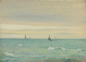 Merimaisema, 1800-luvun loppupuoli - 1900-luvun puoliväli (öljy kartongille) tekijältä John Everett
