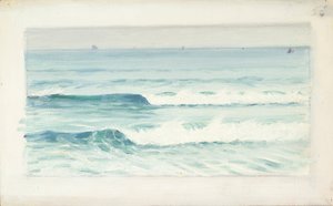 Merimaisema, 1800-luvun loppu - 1900-luvun puoliväli (öljy paperille) tekijältä John Everett