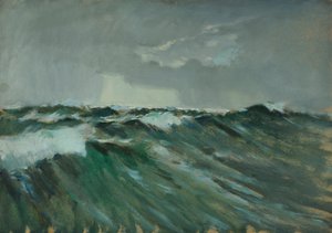 Merimaisema, 1800-luvun loppu - 1900-luvun puoliväli (öljy paperille) tekijältä John Everett