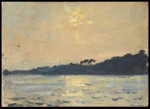 Merimaisema, 1900-luvun alkupuolisko (öljy paperille) tekijältä John Everett
