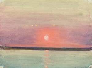 Merimaisema, 1900-luvun alkupuolisko (öljy paperille) tekijältä John Everett
