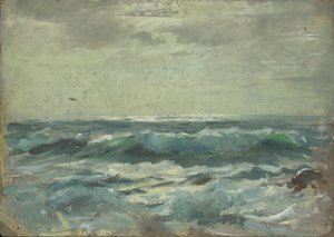 Merimaisema, 1800-luvun loppu - 1900-luvun puoliväli (öljy paperille) tekijältä John Everett