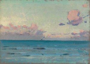 Merimaisema, 1800-luvun loppu - 1900-luvun puoliväli (öljy paperille) tekijältä John Everett