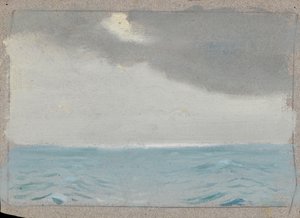Merimaisema, 1800-luvun loppu - 1900-luvun puoliväli (öljy paperille) tekijältä John Everett