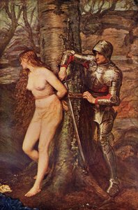 A Knight-errant - Ritarillisen romanttisen kirjallisuuden hahmo, kuvitus A. R. Hope Moncrieffin kirjasta 