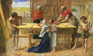 Kristus vanhempiensa talossa tai puusepänverstas (The Carpenter