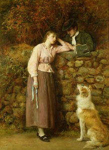 Effie Deans, Sir Walter Scottin elokuvasta "The Heart of Midlothian", 1877 tekijältä John Everett Millais