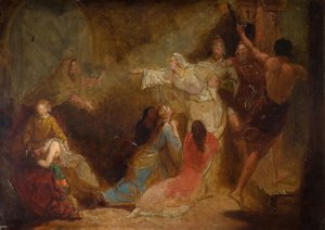 Elgiva takavarikoitiin arkkipiispa Odon määräyksestä 1847. tekijältä John Everett Millais