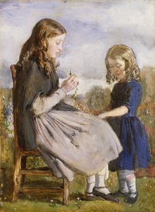 Garland Weavers, n. 1846 tekijältä John Everett Millais