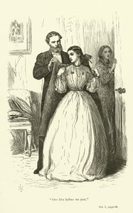 Kuvitus Anthony Trollopen kirjoittamaan teokseen Phineas Finn. tekijältä John Everett Millais