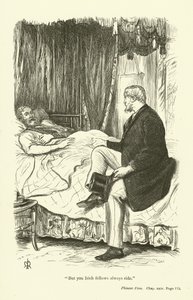 Anthony Trollopen kuvitus Phineas Finnille tekijältä John Everett Millais