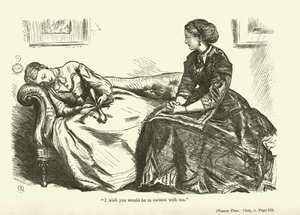 Anthony Trollopen kuvitus Phineas Finnille tekijältä John Everett Millais