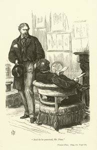 Anthony Trollopen kuvitus Phineas Finnille tekijältä John Everett Millais