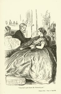 Anthony Trollopen kuvitus Phineas Finnille tekijältä John Everett Millais