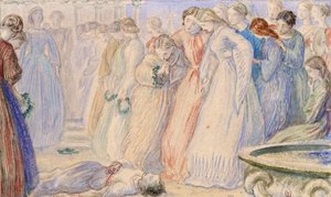 Iphis ja Anaxarete, 1800-luvun loppu tekijältä John Everett Millais
