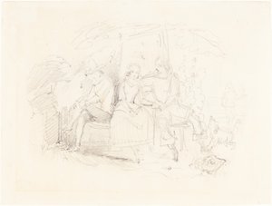 Rakastajat puun alla tekijältä John Everett Millais
