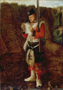 Uutisia kotoa, 1856-57 tekijältä John Everett Millais
