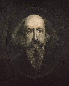 Alfred, Lord Tennysonin muotokuva 1809-1892. tekijältä John Everett Millais