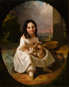 Mary Elizabeth Francis, taiteilijan tytär, n. 1840.