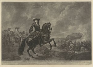 Oranssin prinssi William III:n ratsastusmuotokuva tekijältä John Faber (II)
