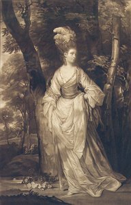 Elizabeth, Hamiltonin, Brandonin ja Argyllin herttuatar C. Readin jälkeen, 1770