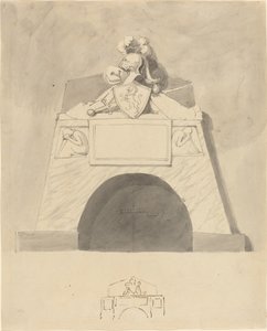 Suunnittelu monumentille tekijältä John Flaxman