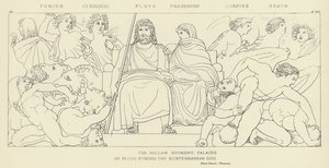 Furies, Cerberus, Pluto, Proserpine, Harpies, Kuolema tekijältä John Flaxman