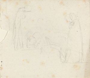 Viiden hahmon ryhmä tekijältä John Flaxman