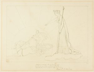 Juno saapuu auringonlaskuun tekijältä John Flaxman