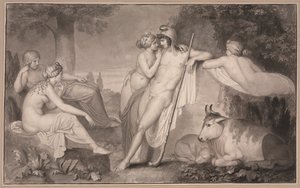 Pariisi ja Oenone, 1791. tekijältä John Flaxman