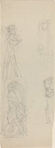 Tutkimusarkki [recto and verso] tekijältä John Flaxman