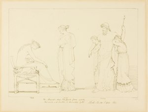 Vulcanus ja Thetis tekijältä John Flaxman