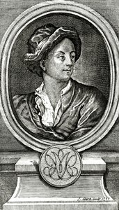 Matthew Prior, kaivertanut J. Clark, 1722 tekijältä John Francis Rigaud