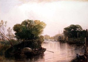 The Thames at Kew (akvarelli)
