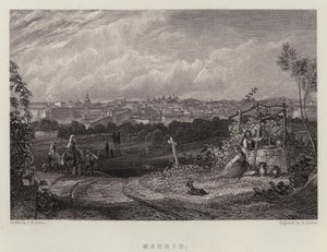 Madrid (väri litho) tekijältä John Frederick (after) Lewis