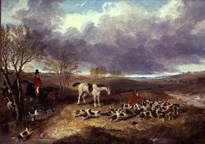 Cambridgeshiren metsästys: Kuolema (öljy kankaalle)