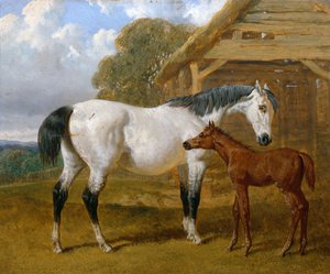 Huonekalut ja erilaiset esineet 1100- ja 1300-luvuilta tekijältä John Frederick Herring Senior
