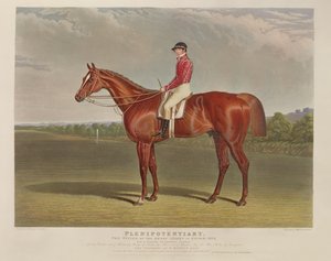 "Plenipotentiary", Derby Stakes -voittaja Epsomissa, 1834, kaiverrus R.W. Smart ja Charles Hunt (1803-77), pub. S. und J. Fuller, 1834 (akvatinta) tekijältä John Frederick Herring Senior