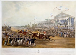 5000 frangin erikoispalkinto Chantillylle vuonna 1841 John Frederick Herringin (1795-1865) painos (ec.engl.) 1841 Yksityinen kokoelma tekijältä John Frederick Herring Senior
