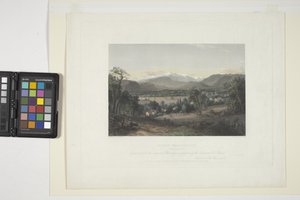 Mount Washington Conwayn laaksosta (käsinvärinen kaiverrus) tekijältä John Frederick Kensett