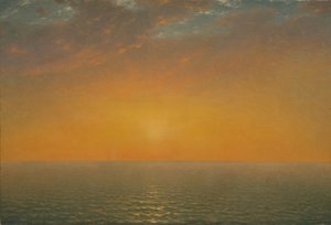 Auringonlasku merellä, 1872.