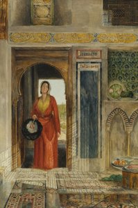 Haaremin sisäänkäynti, 1871 (katso myös 131708) tekijältä John Frederick Lewis
