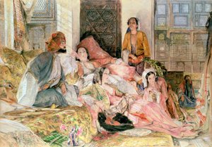 Haaremi, noin 1850 tekijältä John Frederick Lewis