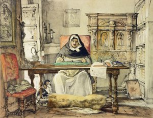 Charles Joseph Hullmandelin (1789-1850) kaivertama Prior julkaisusta "Sketches of Spain", julkaistu 1836 tekijältä John Frederick Lewis
